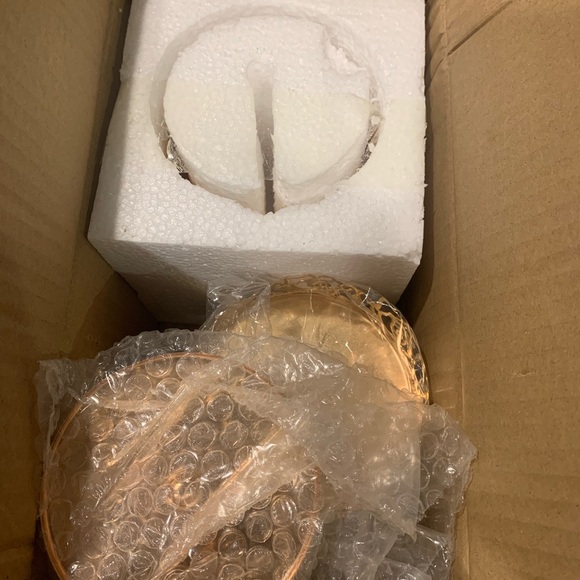 Candy Dish Vintage-Style LOT Cookies Makeup Brushes Jar Pedestal - Picture 6 of 8